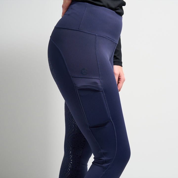 Millbry Hill Ladies Riding Tights with Gel Full Seat