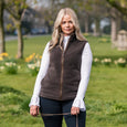 Holland Cooper Ladies Country Fleece Gilet#Khaki