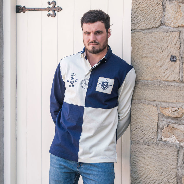 Joules Mens Embellished Rugby Top