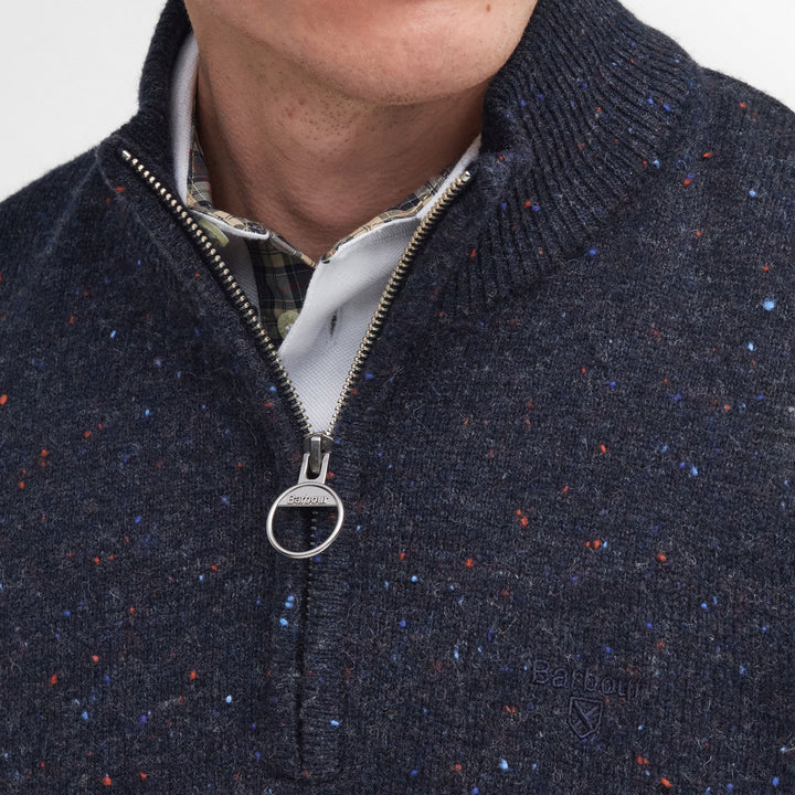 Barbour Mens Tainsbury Half Zip Knitted Jumper