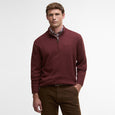 Barbour Mens Cotton Half Zip Knitted Jumper