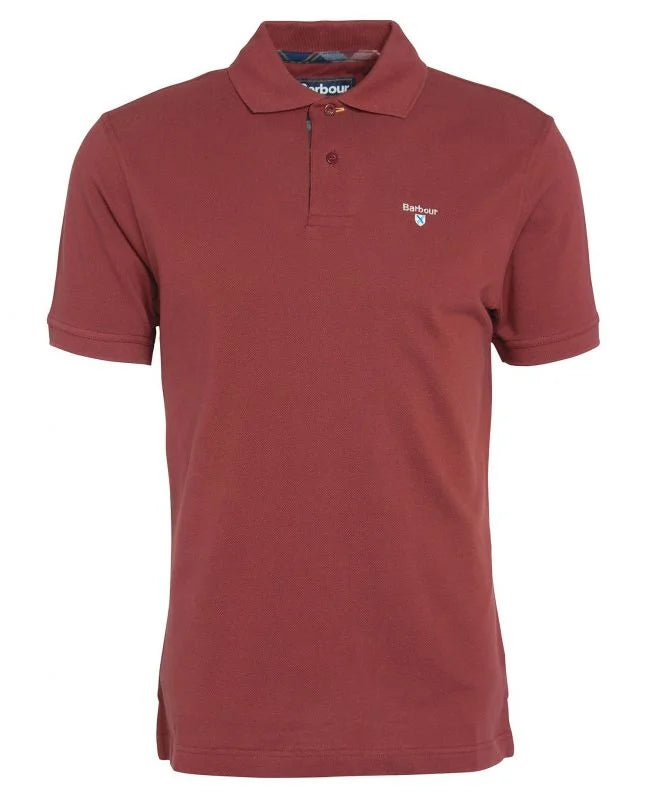 Barbour tartan pique polo shirt deals