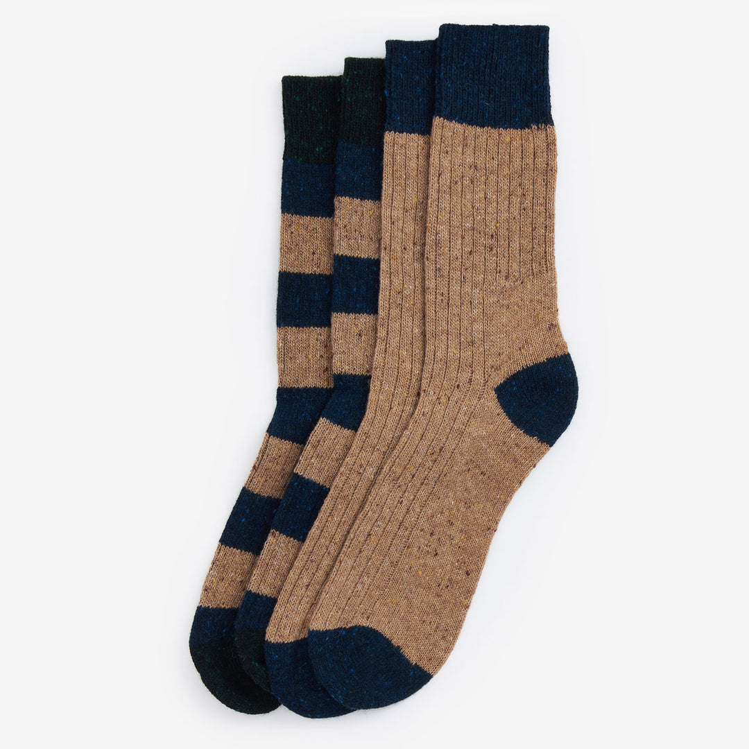 Barbour Mens Houghton Sock 2 Pack