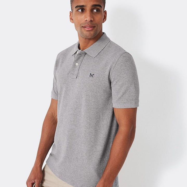 Crew Mens Classic Pique Polo#Grey