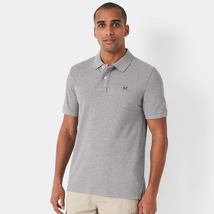 Crew Mens Classic Pique Polo#Light Grey