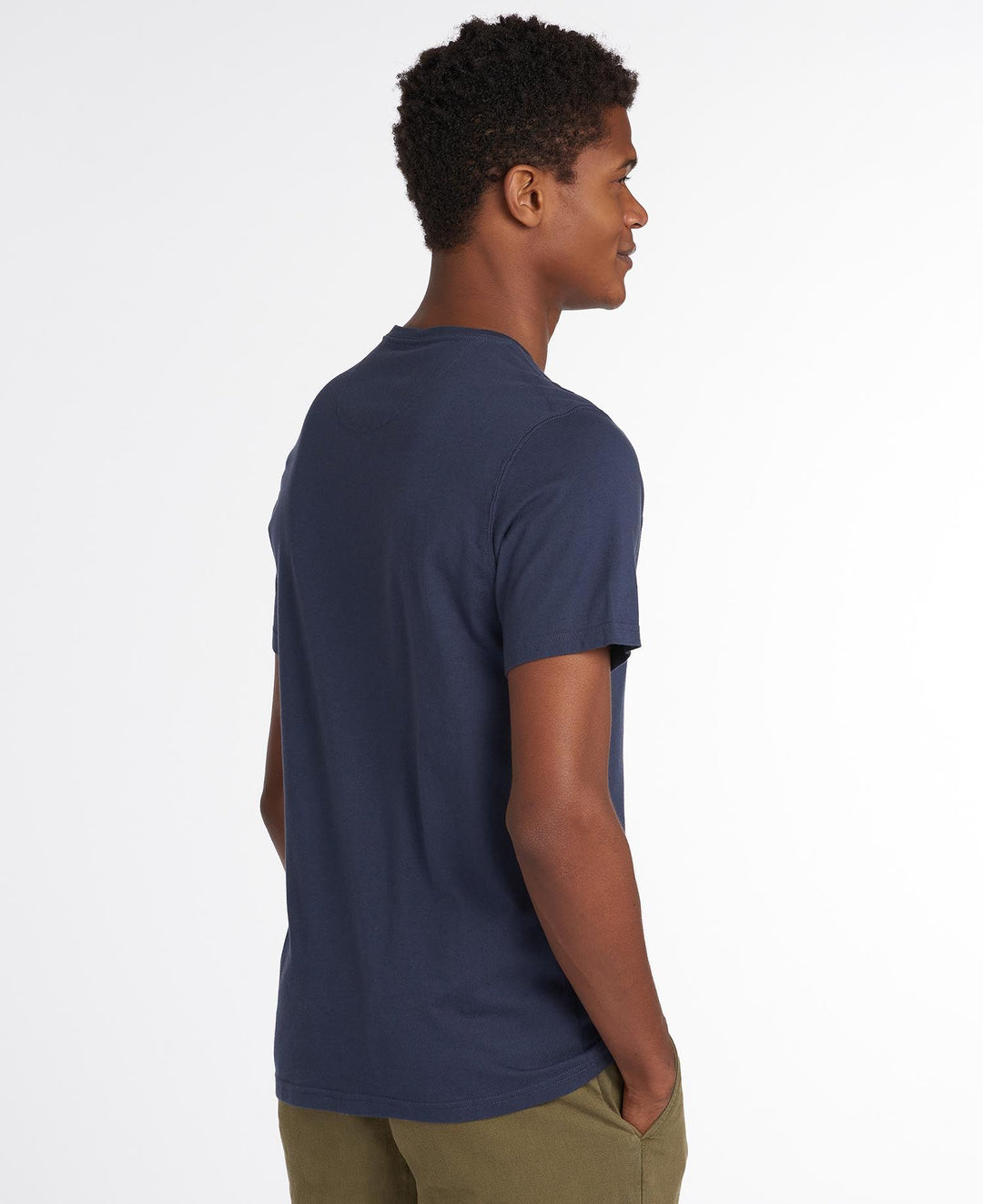 Barbour Mens Preppy Tee#Dark Blue