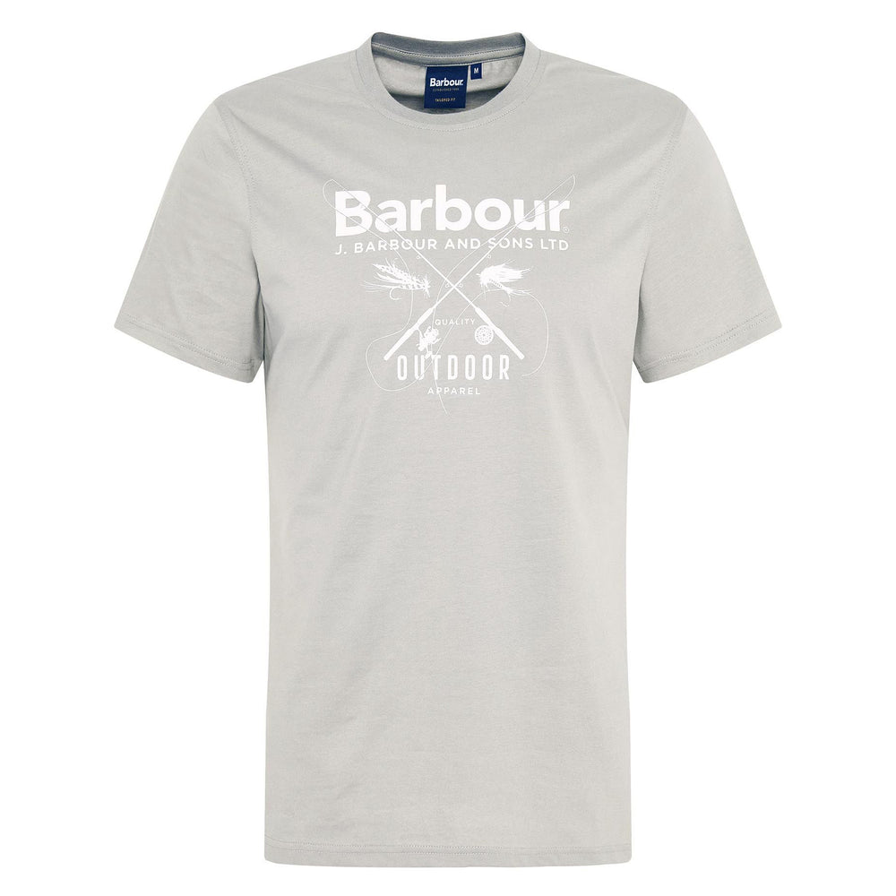 Barbour Mens Fly Tee#Light Green