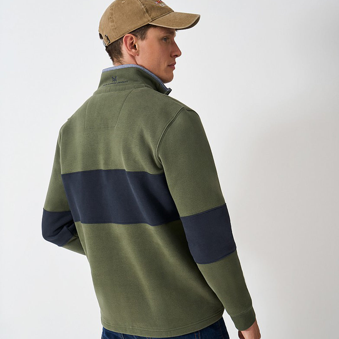 Crew Mens Waterside Graphic Half Zip