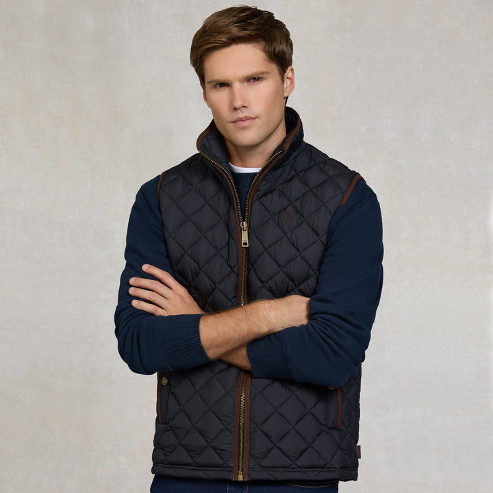 Holland Cooper Mens Country Quilted Gilet