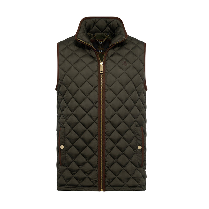 Holland Cooper Mens Country Quilted Gilet