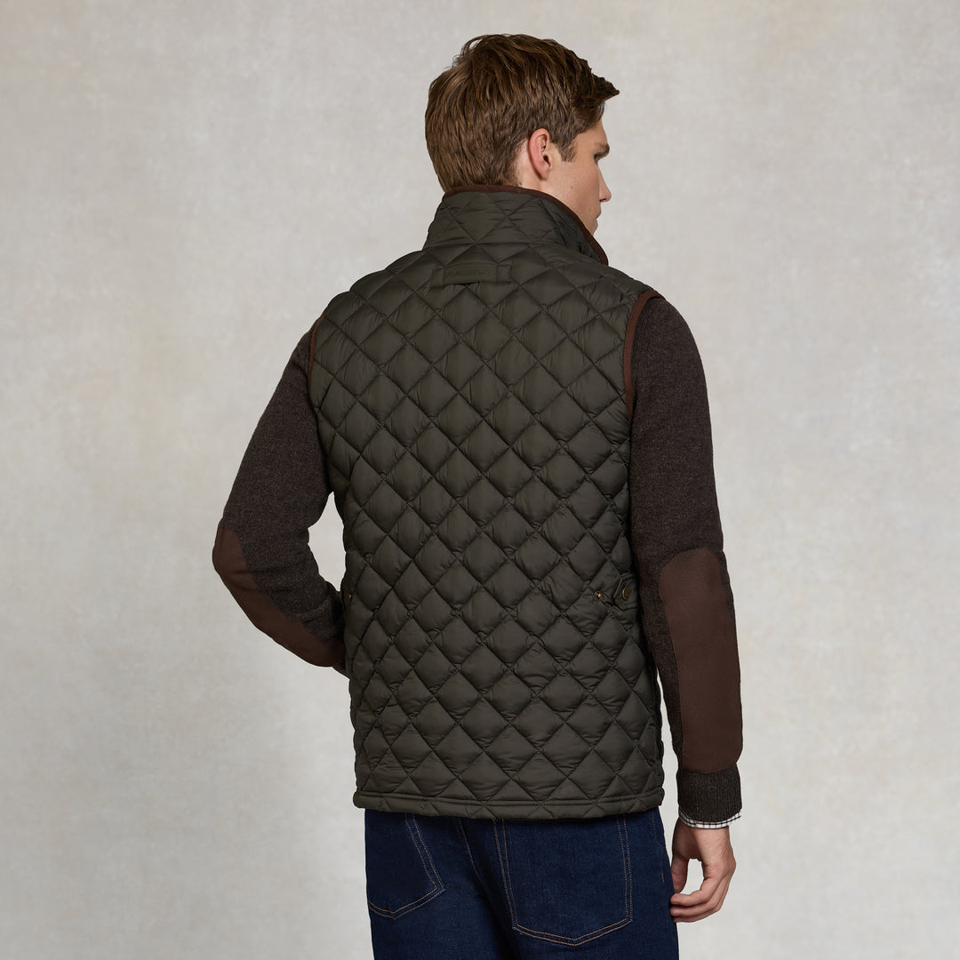 Holland Cooper Mens Country Quilted Gilet