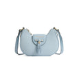 Fairfax & Favor Micro Windsor Cross Body Bag - Sky Blue Suede