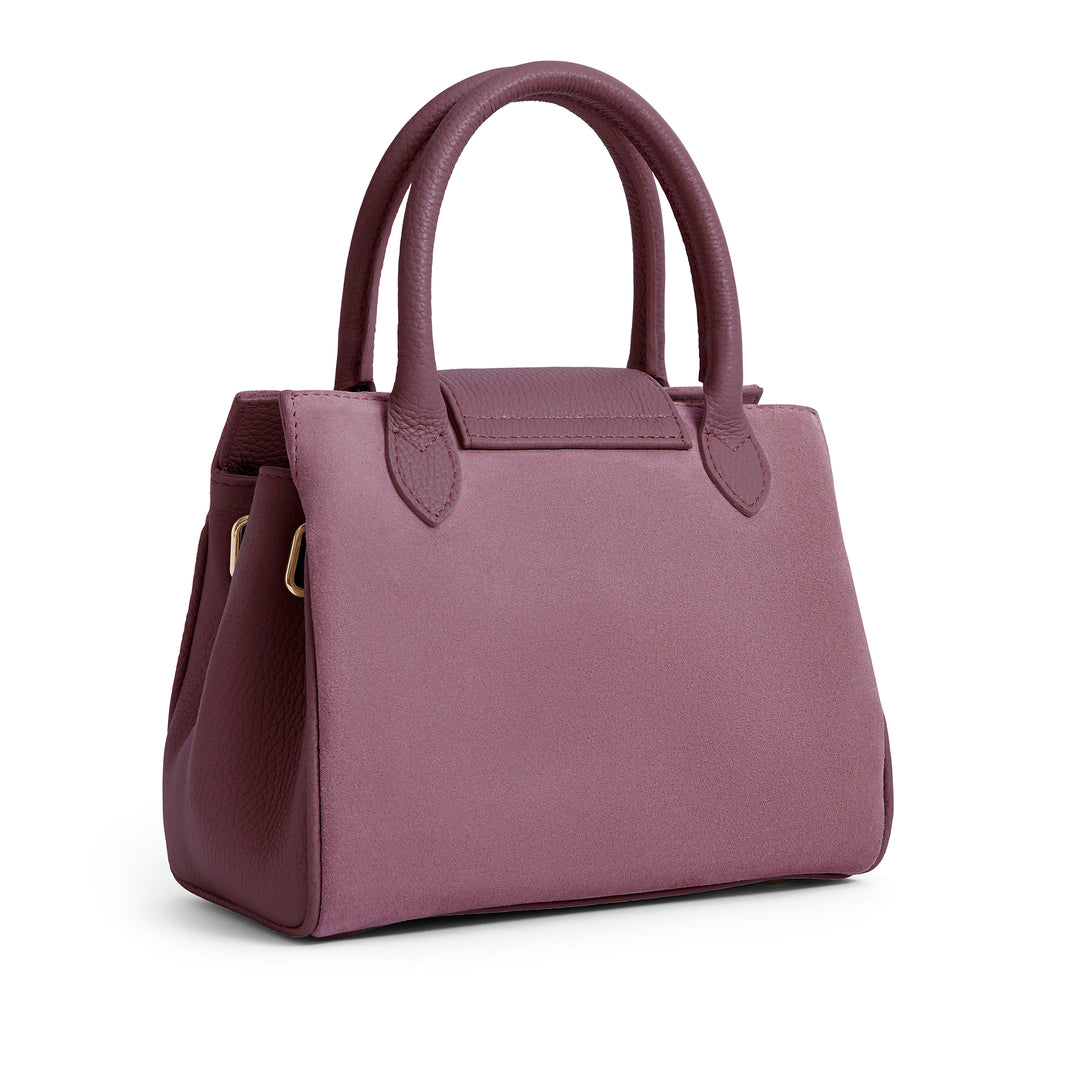 Fairfax & Favor Limited Edition Heather Suede Mini Windsor Handbag