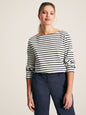 Joules Ladies New Harbour Top#Blue stripe