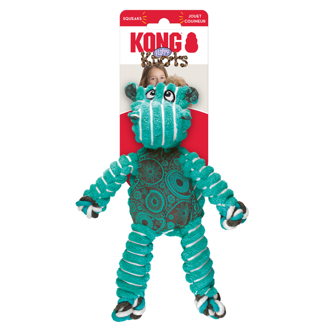 KONG Floppy Knots Hippo