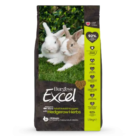 Burgess Excel Natures Blend Nuggets for Rabbits 1.5kg
