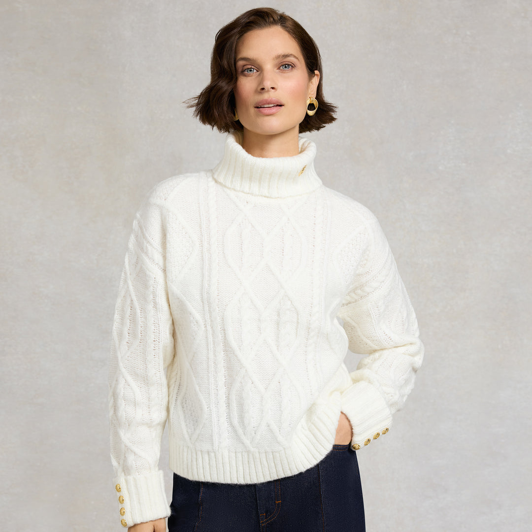 Holland Cooper Ladies Noveli Roll Neck Knit