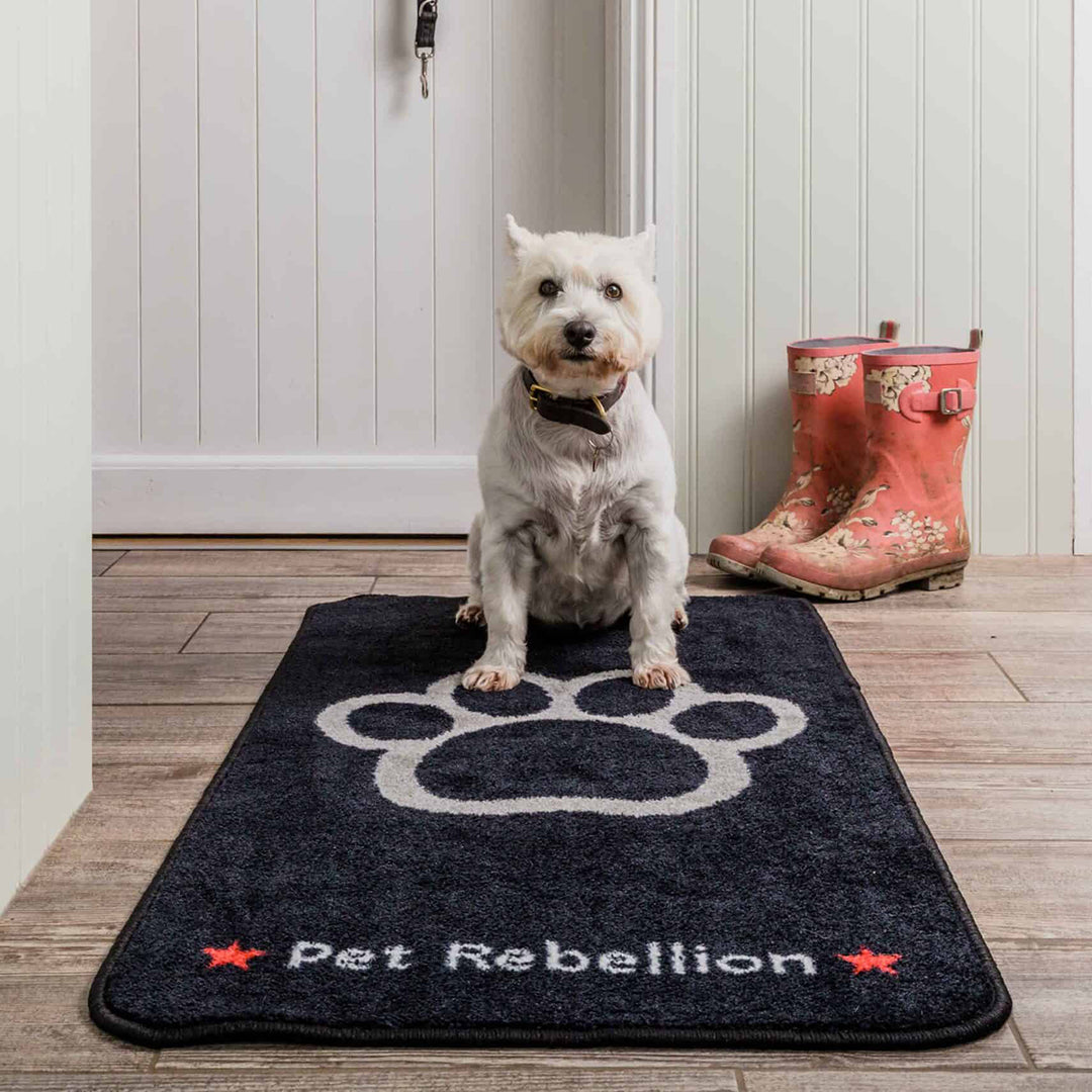 Pet Rebellion Stop Muddy Paws Rug
