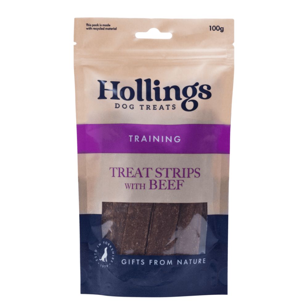 Hollings 100% Real Meat Treat Beef Dog Treat 100g