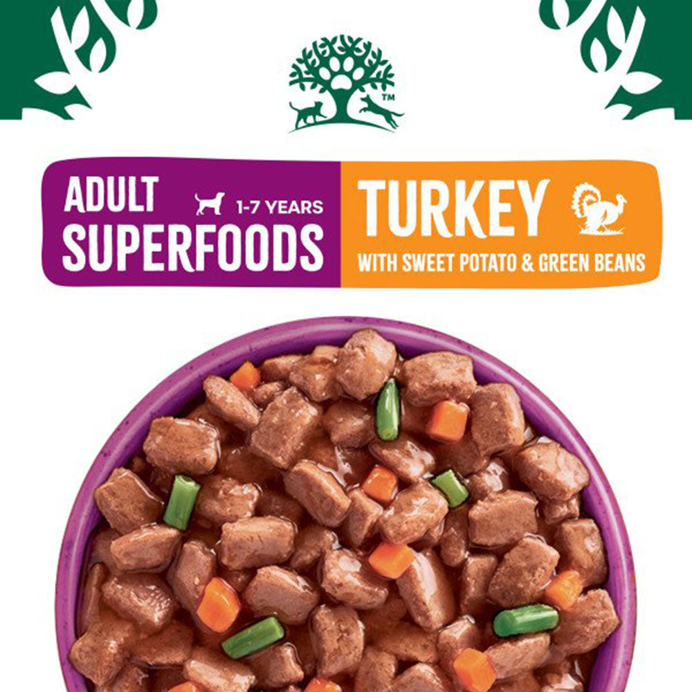 JW Dog Adult Super Food Turkey Gravy Pouch 12x90g