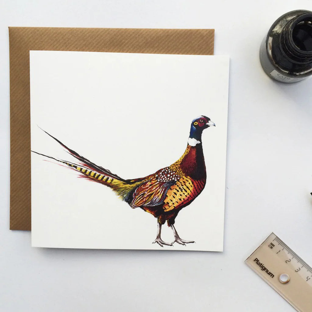 Clare Baird Pheasant Card