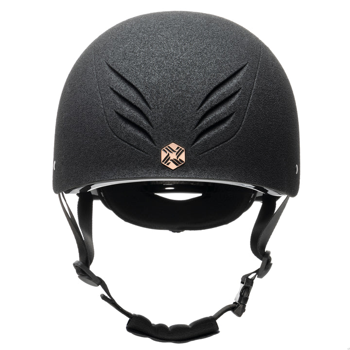 Charles Owen Phoenix Jockey Skull#Rose Gold