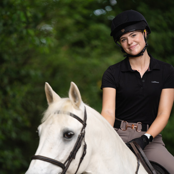 Charles Owen Phoenix Jockey Skull with MIPS#Rose Gold