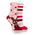 Platinum Ladies Wild Feet Cosy Lounge Socks - 2 Pack