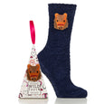 Platinum Ladies Wild Feet Fluffy Lounge Socks - 2 Pack