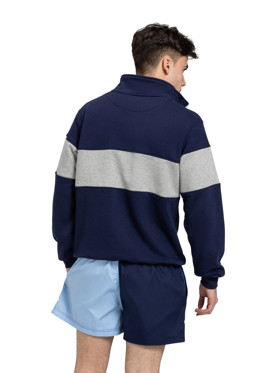 Cotswold Fox Unisex Harlequin Shorts Cornflower Blue