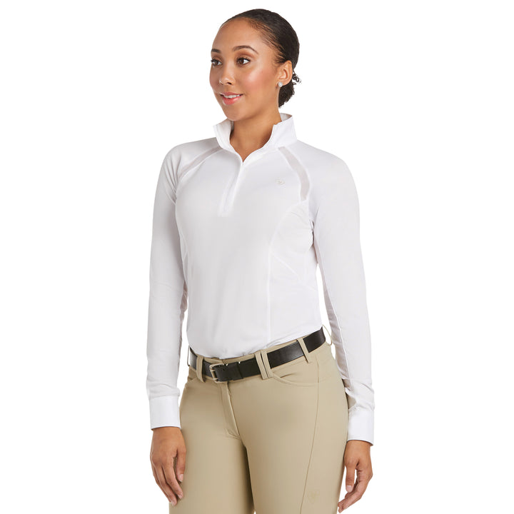 Ariat Ladies Sunstopper 2.0 1/4 Zip Show Shirt