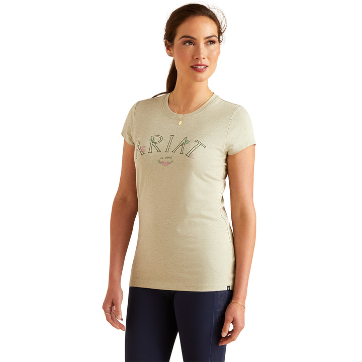 Ariat Ladies Posey Short Sleeve T-Shirt#Light Green