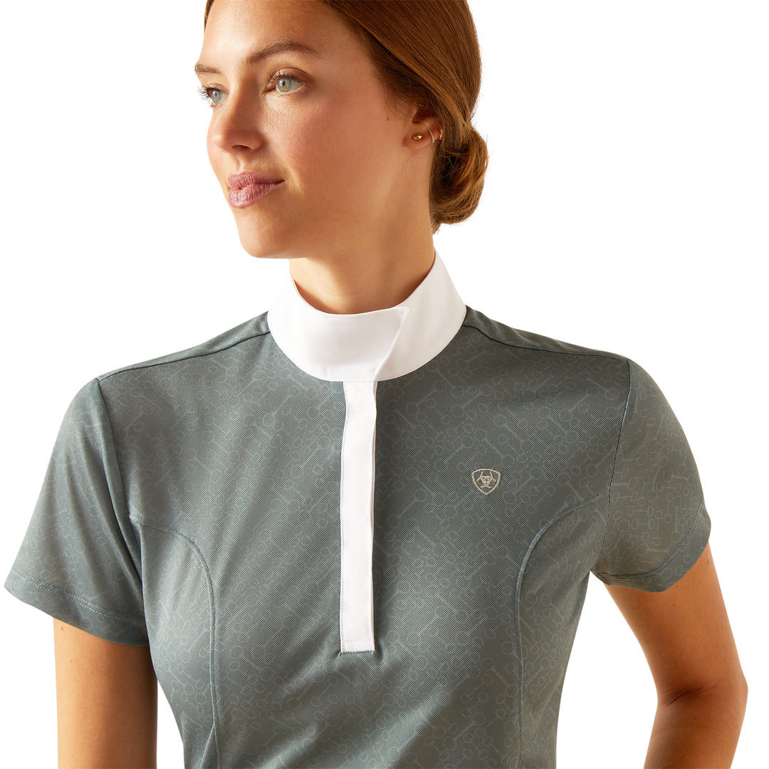 Ariat Ladies Aptos Show Shirt#Blue Print