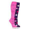 Platinum Ladies Mediumweight Spotty Socks - Beverley
