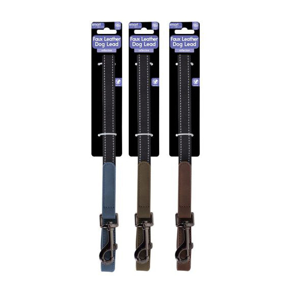 Smart Choice Faux Leather Dog Lead
