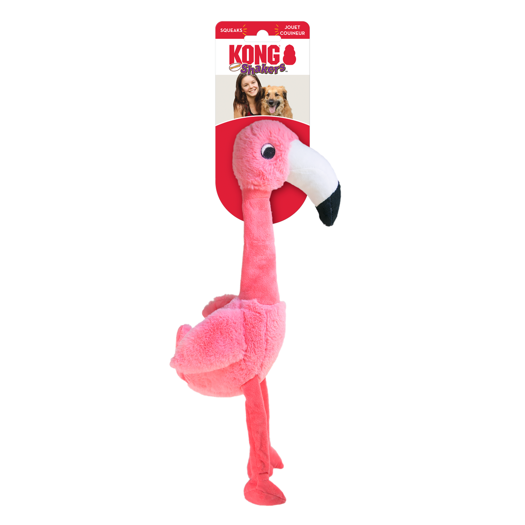 KONG Shakers Honkers Flamingo