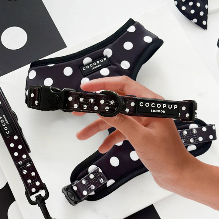 Cocopup Dog Satin Polka Dot Collar