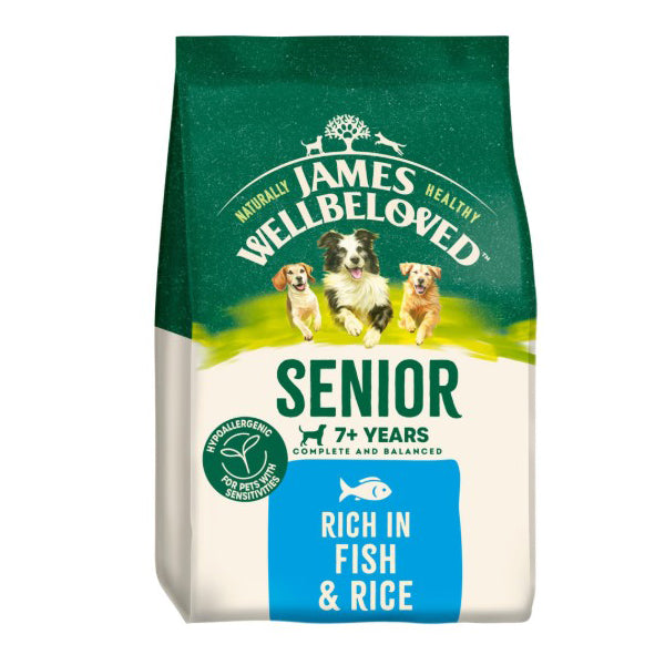 James Wellbeloved Senior Fish & Rice Dry Dog Food