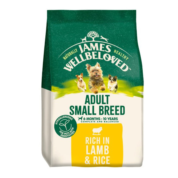 James Wellbeloved Adult Small Breed Lamb & Rice Dry Dog Food