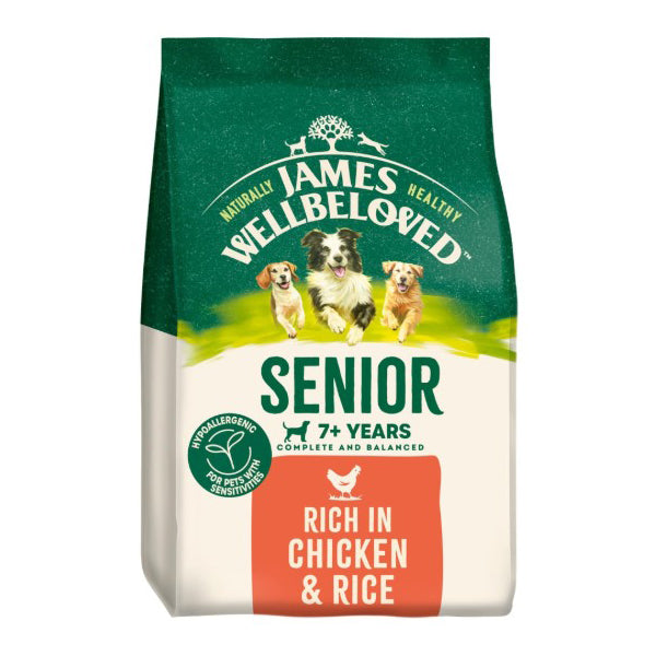 James Wellbeloved Senior Chicken & Rice Dry Dog Food