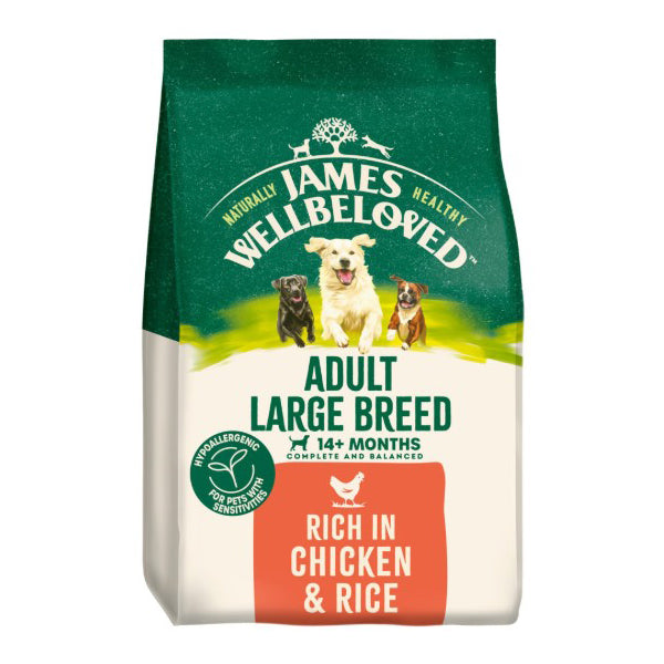 James Wellbeloved Adult Large Breed Chicken & Rice Dry Dog Food