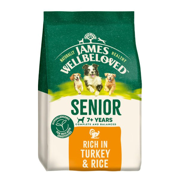 James Wellbeloved Senior Turkey & Rice Dry Dog Food