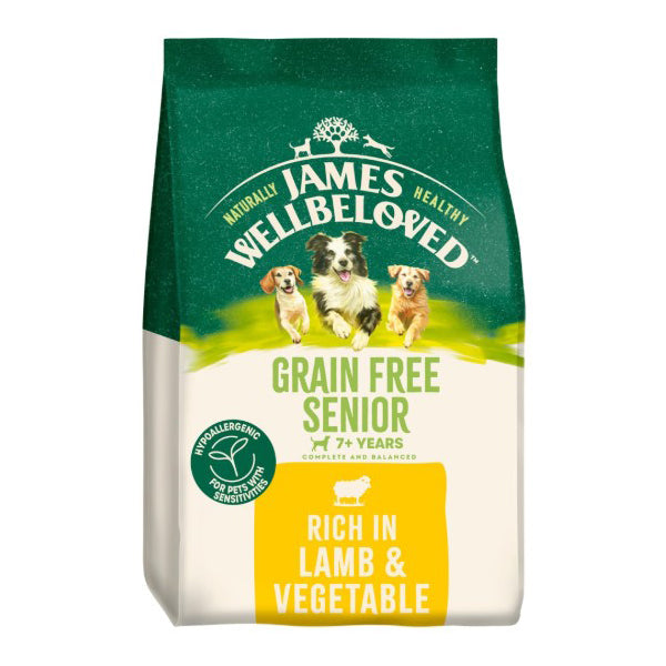 James Wellbeloved Senior Lamb & Veg Grain Free Dry Dog Food
