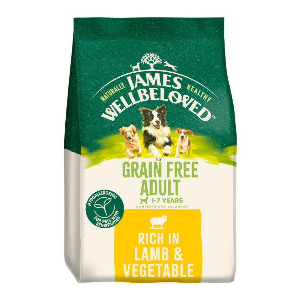James Wellbeloved Adult Lamb & Veg Grain Free Dry Dog Food