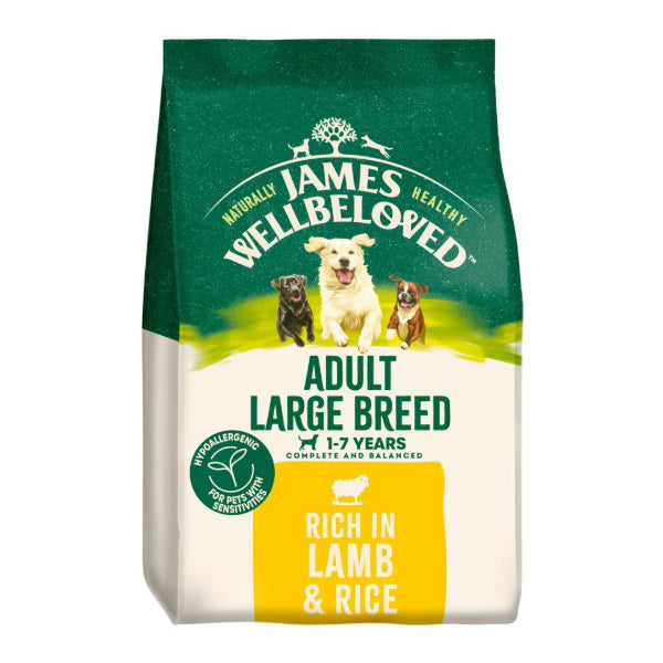 James Wellbeloved Adult Large Breed Lamb & Rice Dry Dog Food
