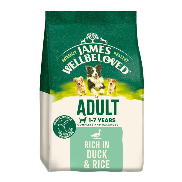 James Wellbeloved Adult Duck & Rice Dry Dog Fod