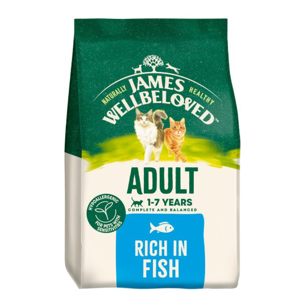 James Wellbeloved Adult Fish & Rice Dry Cat Food