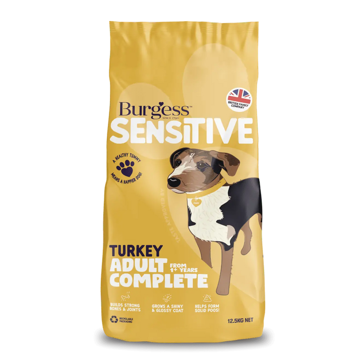 Burgess Sensitive Dog Food with Turkey & Rice