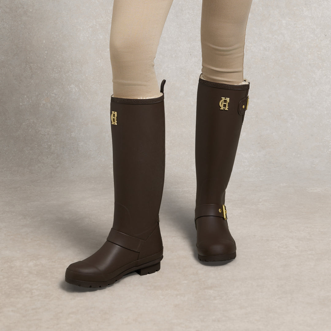 Holland Cooper Ladies Sherpa Lined Regency Wellington