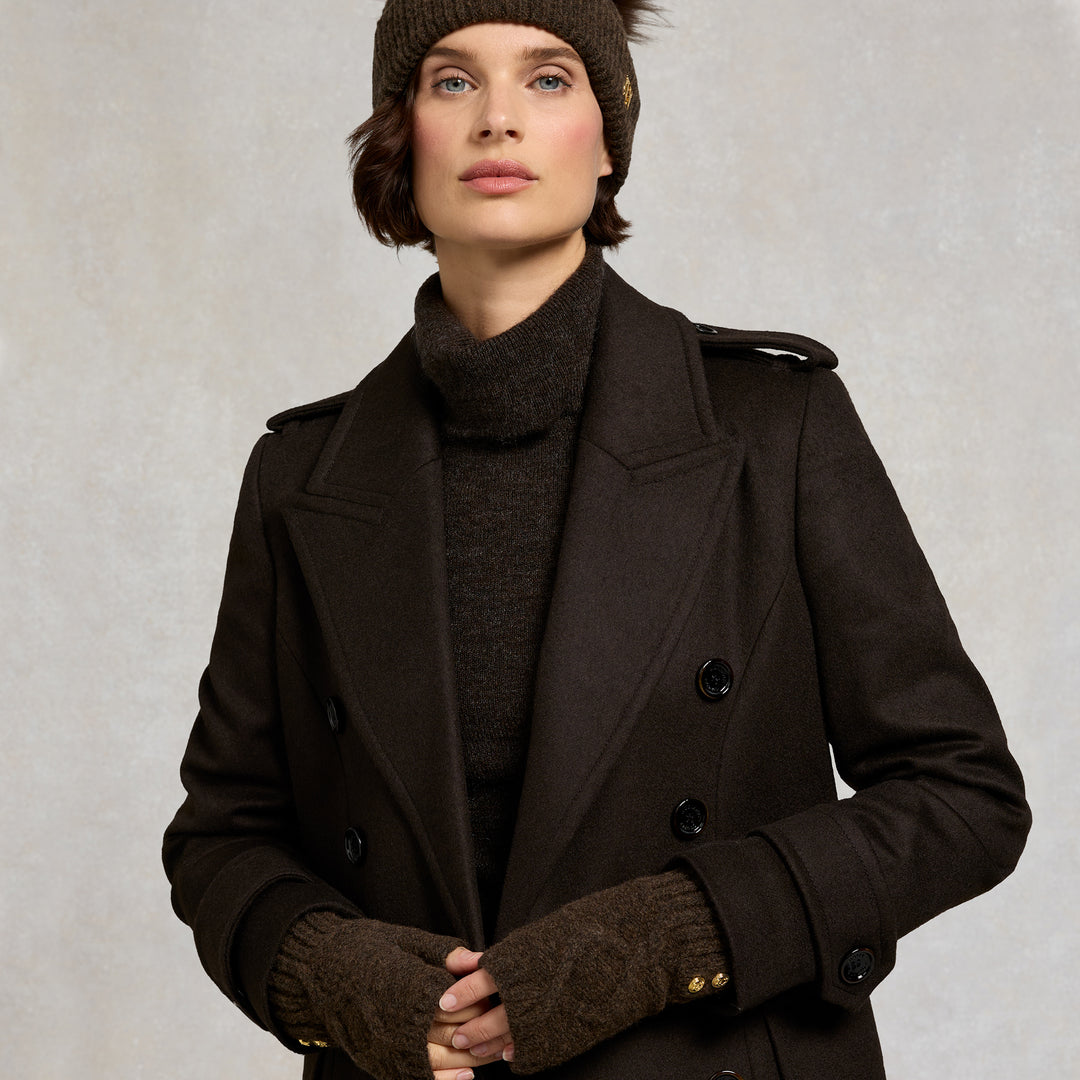 Holland Cooper Ladies Sloane Fingerless Gloves